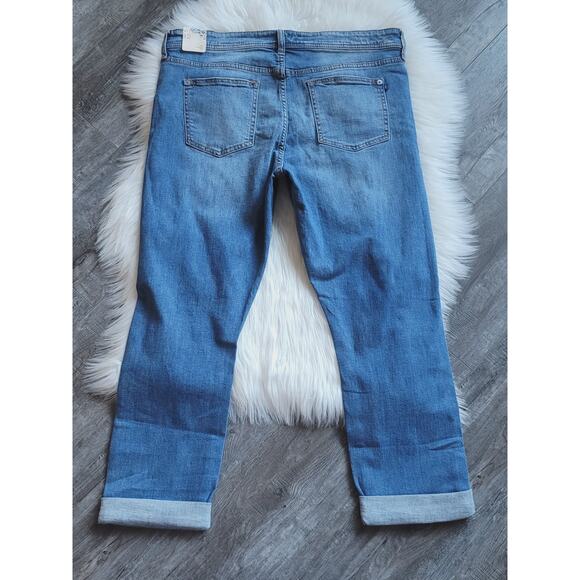 NEW Anthropologie Pilcro The Slim Boyfriend Distressed Jeans - 32 Waist - Picture 6 of 11